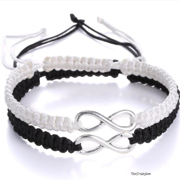 🎁 goneHandmade His & Her's Infinity Bracelet Set - Picture 4 of 4